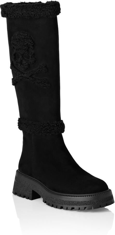 Philipp Plein Laarzen Mid Flat Skull