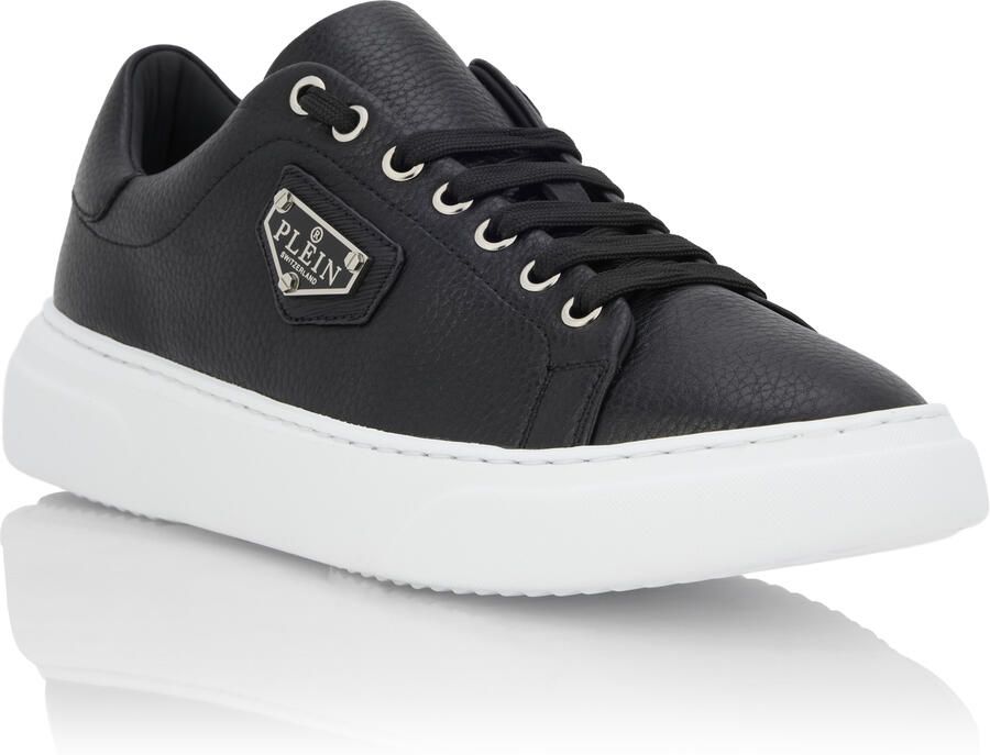 Philipp Plein Leather Lo-Top Sneakers Iconic Plein