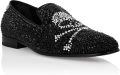 Philipp Plein Loafers Skull&Bones - Zwart