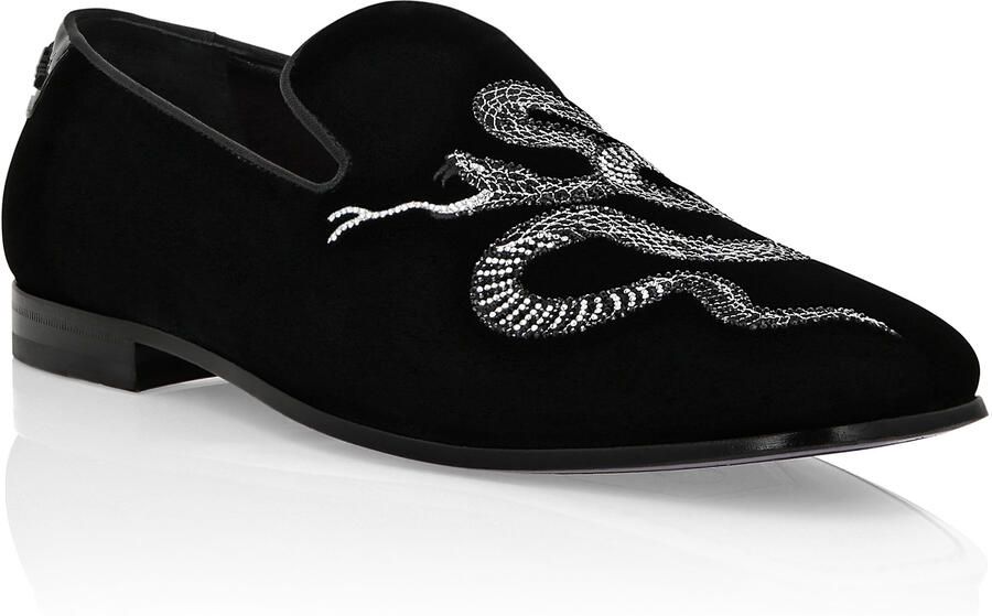 Philipp Plein Loafers Snake