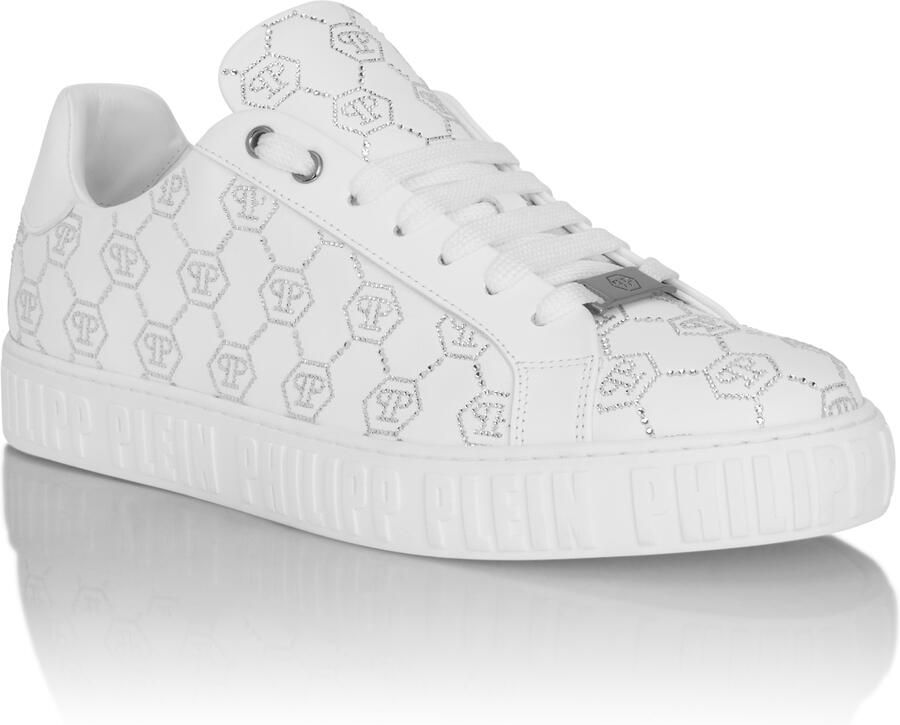Philipp Plein Low-Top Sneakers Carson Monogram Strass