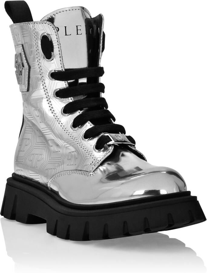 Philipp Plein Mid Boots Hexagon Monogram