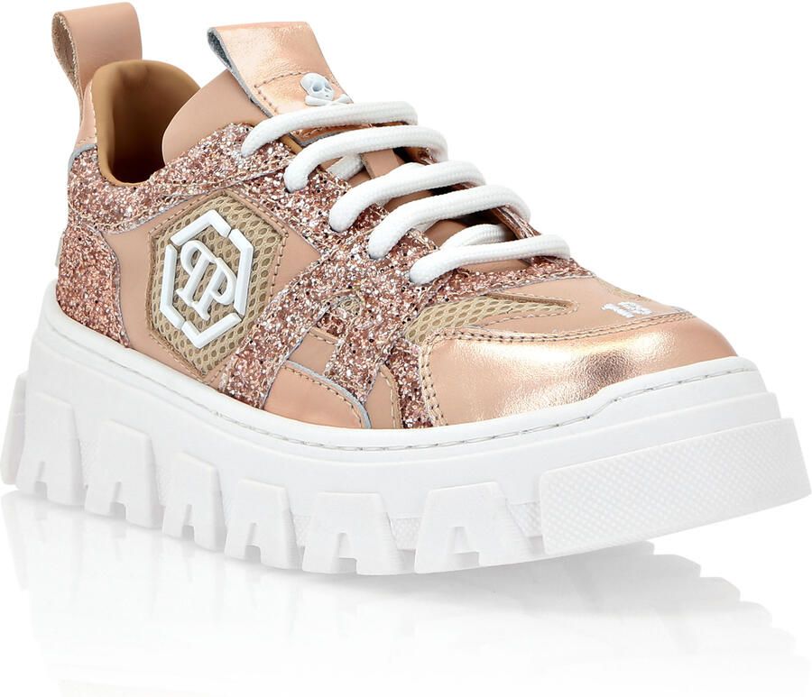 Philipp Plein Platte Sandalen Hexagon