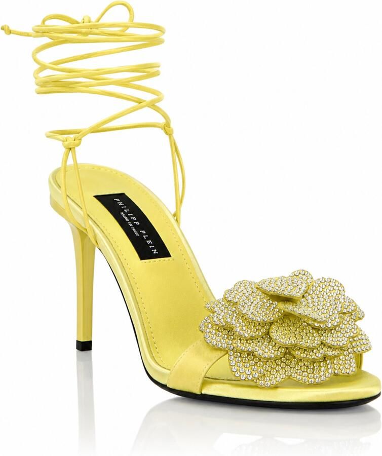 Philipp Plein Sandalen Met Hoge Hak Flower