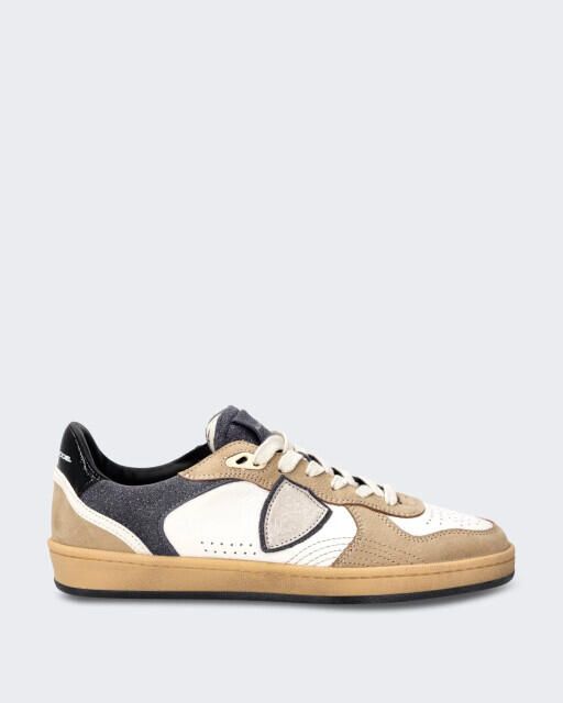 Philippe Model Dames sneaker pgal low blanc noir (2)