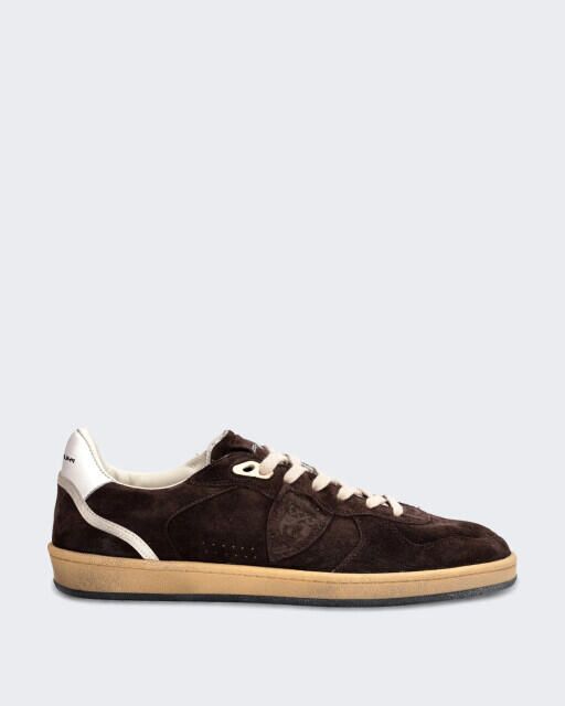 Philippe Model Heren lage leren sneaker met subtiel detail