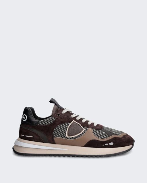 Philippe Model Heren lage sneaker met gladde afwerking
