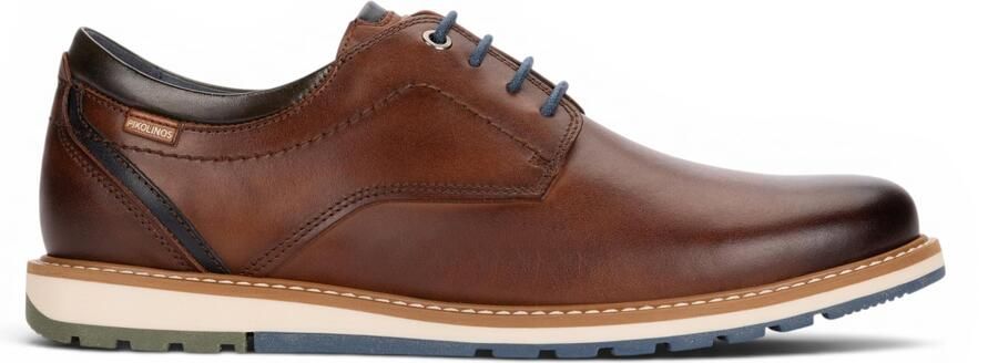 Pikolinos bruine leren veterschoenen voor mannen Berna