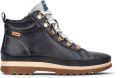 Pikolinos Dames Blauwe Leren Sneaker Winterveterlaarzen Vigo - Blauw