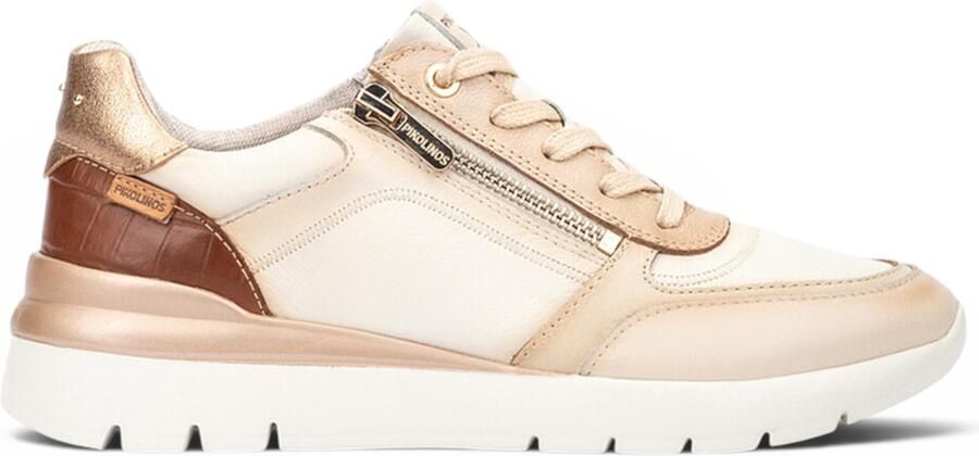 Pikolinos dames witte leren sneakers trainerschoenen Cantabrië