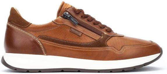 Pikolinos Heren Bruine Leren Gemakkelijke Sneaker Trainers Schoenen Getafe