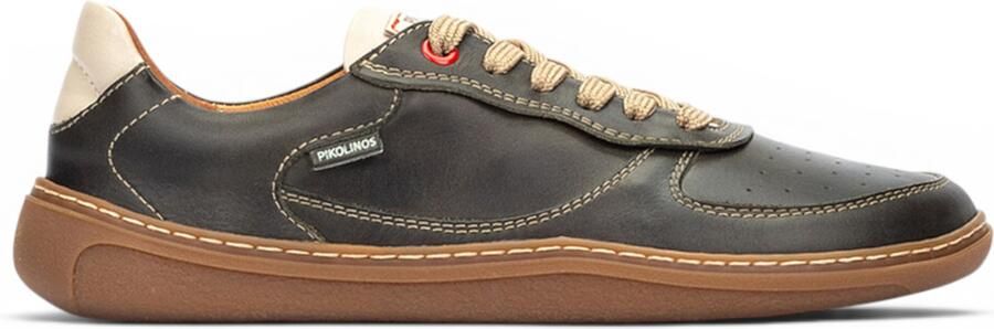 Pikolinos Pine Green Leren Sneakers Trainer Barefoot Schoenen Aranjuez