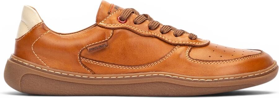 Pikolinos Tan Brown Leather Sneakers Trainer Barefoot Schoenen Aranjuez