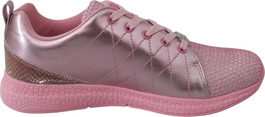 Plein Sport Vrouwen Roze Blush Polyester Runner Gisella Sneakers Schoenen