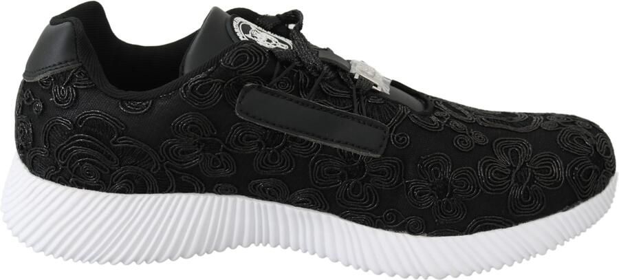 Plein Sport Vrouwen Zwart Polyester Runner Joice Sneakers Schoenen