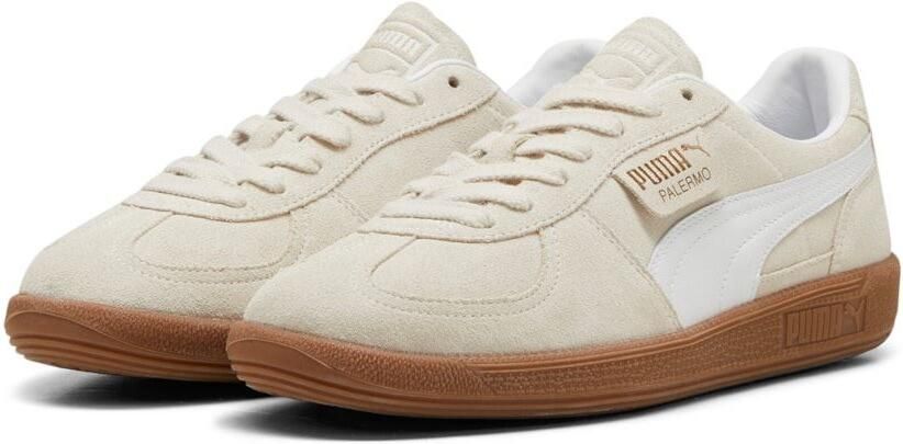 Pony Puma Palermo Suède Dames Witte Sneakers