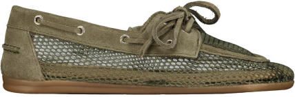 Posa Pw110 loafers boat loafer mesh suede