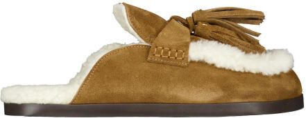 Posa Pw240 loafers ranch tassel mule suede