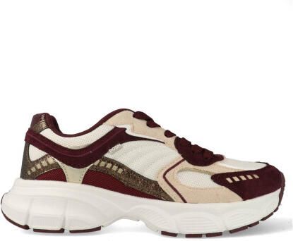 Posh by Poelman Sneakers lise wit rood