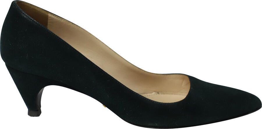 Prada Pre-owned Prada Cone Hak Sandalen in Groene Suède