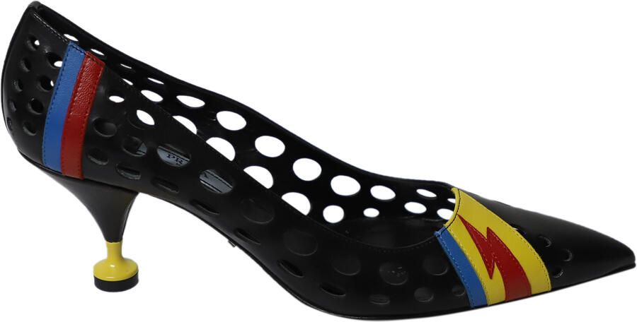 Prada Pre-owned Prada Resort 2016 Geperforeerde Puntige Hakken in Multikleur Leer
