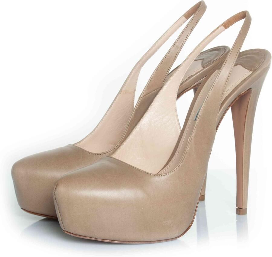 Prada Pre-owned Slingback-hakken met verborgen plateau
