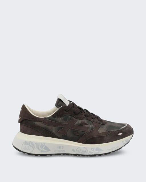 Premiata Dames sneaker met luipaardprint