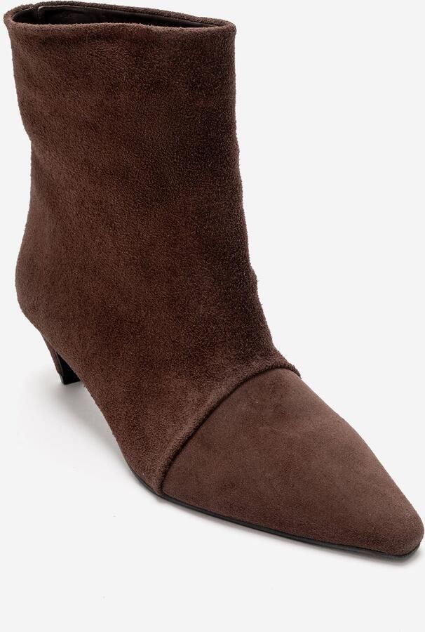 Prologue Amara Leren Kitten Heel Enkellaars