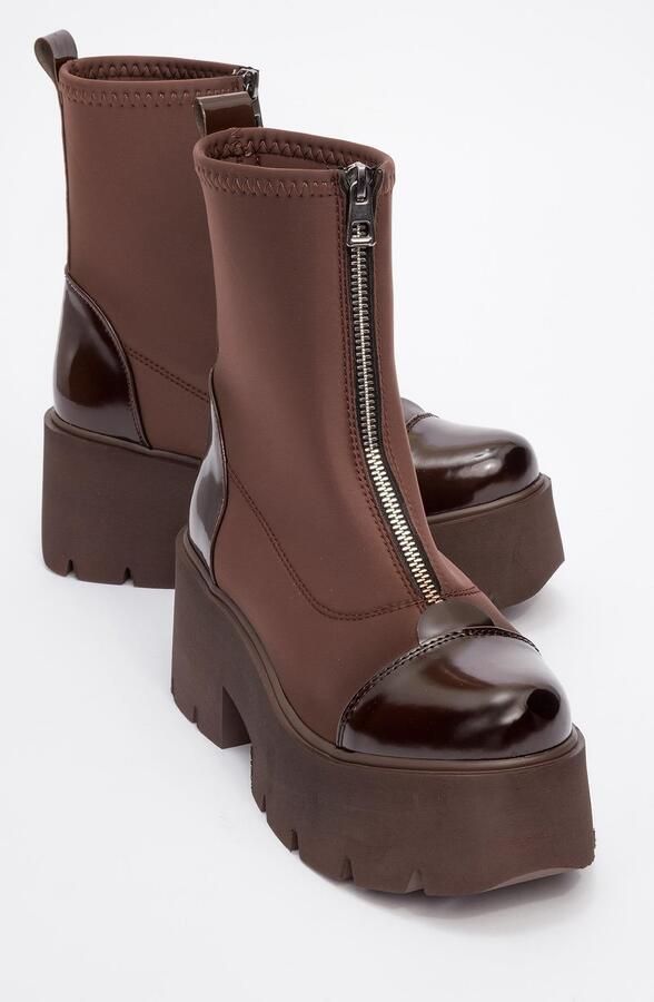 Prologue Bray Lakleren Chunky Boot (Dames)