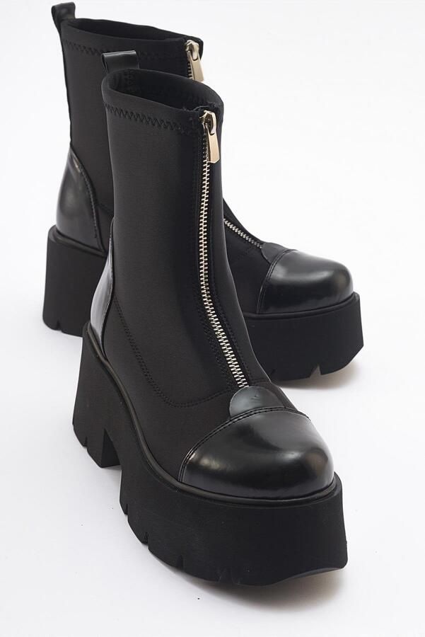 Prologue Bray Lakleren Chunky Boot (Dames)
