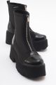 Prologue Bray Lakleren Chunky Boot (Dames) - Zwart