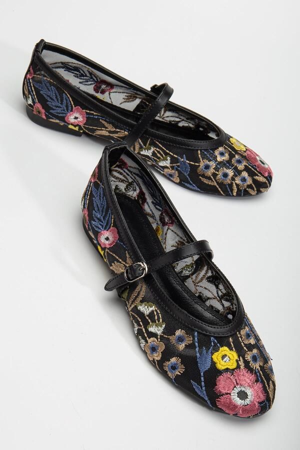 Prologue Fauna Mesh Mary Jane Platte Schoenen