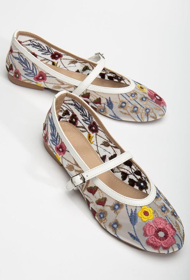Prologue Fauna Mesh Mary Jane Platte Schoenen