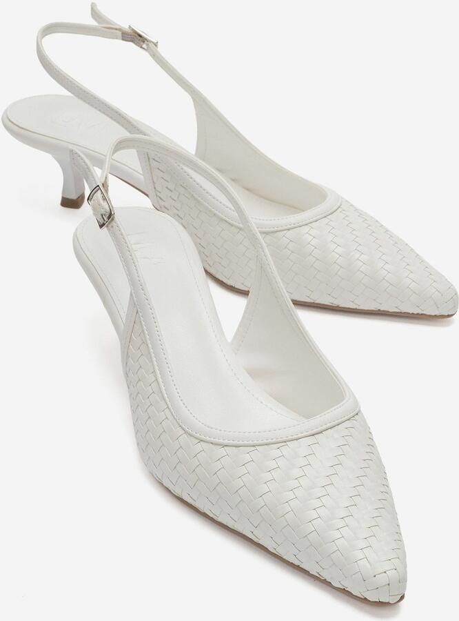 Prologue Fendrix Kitten Hak Slingback Pump