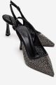 Prologue Frea Slingback Stiletto Pump - Zwart
