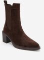 Prologue Huxley Chelsea Boot met Blokhak - Bruin
