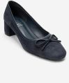 Prologue Leslie Blokhak Pump - Marineblauw