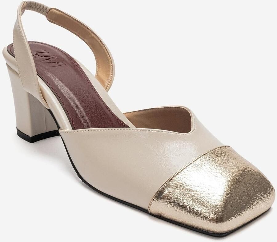 Prologue Maruelle Blokhak Slingback Pump