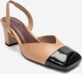Prologue Maruelle Blokhak Slingback Pump - Creme