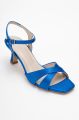 Prologue Melin Cross Riem Stiletto Sandaal - Blauw