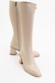 Prologue Paradis Blokhak Kniehoge Laars (Dames) - Beige