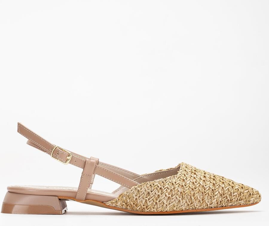 Prologue Riley Geweven Slingback Platte Schoenen