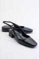 Prologue State Ronde Neus Slingback Pump (Dames) - Zwart