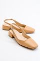 Prologue State Ronde Neus Slingback Pump (Dames) - Beige