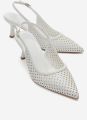 Prologue Uvien Stiletto Slingback Pump - Wit