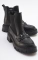 Prologue Vesper Chelsea Boot met Gesp - Zwart