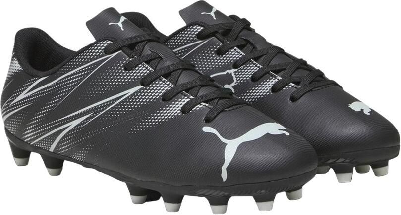 Puma Attacanto voetbalschoenen voor kinderen (Zwart Zilver)