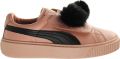 Puma Basket Platform PomPom Roze Damestrainers - Roze