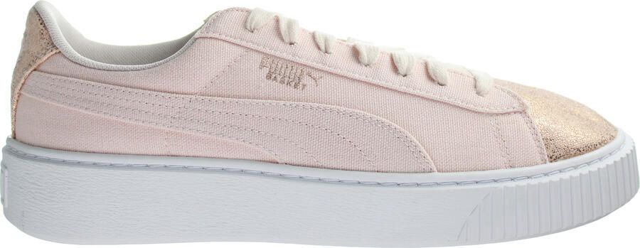 Puma Basket Platform Roze Damestrainers