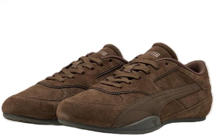 Puma Bella Mina Suède Dames Chocolade Sneakers